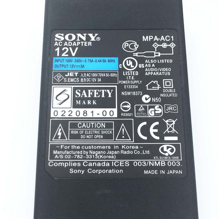 SONY AC-NB36Aバッテリー