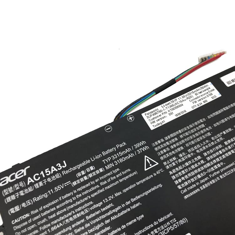 ACER AC15A3Jバッテリー