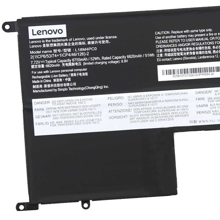 LENOVO L18C4PC0バッテリー