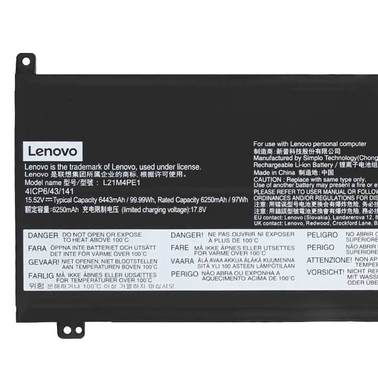 LENOVO L21C4PE1バッテリー