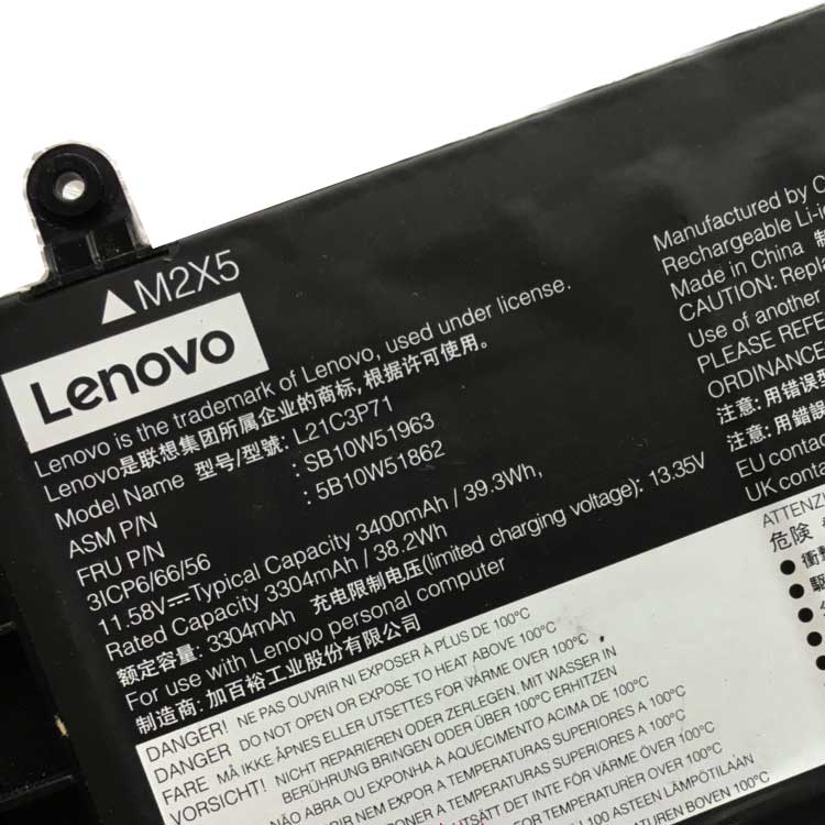 LENOVO L21L3P71バッテリー